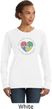Autism Shape of My Heart Ladies Sweatshirt