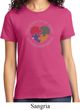 Autism Shape of My Heart Ladies T-shirt