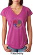 Autism Shape of My Heart Ladies Tri Blend V-neck