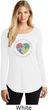 Autism Shape of My Heart Ladies Tri Long Sleeve