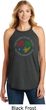 Autism Shape of My Heart Ladies Tri Rocker Tank Top