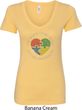 Autism Shape of My Heart Ladies V-Neck