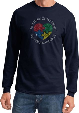 Autism Shape of My Heart Long Sleeve