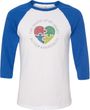 Autism Shape of My Heart Raglan Shirt