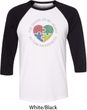 Autism Shape of My Heart Raglan Shirt