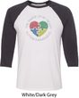 Autism Shape of My Heart Raglan Shirt