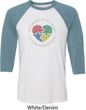 Autism Shape of My Heart Raglan Shirt