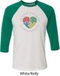 Autism Shape of My Heart Raglan Shirt