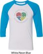 Autism Shape of My Heart Raglan Shirt