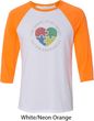 Autism Shape of My Heart Raglan Shirt