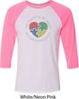 Autism Shape of My Heart Raglan Shirt