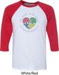 Autism Shape of My Heart Raglan Shirt