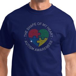 Autism Shape of My Heart T-shirt Autism Shape of My Heart T-shirt