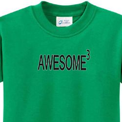 Awesome Cubed Kids Shirts Awesome Cubed Kids Shirts