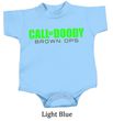 Baby Funny Romper Doody Calls Infant Green Logo Babies Creeper