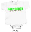 Baby Funny Romper Doody Calls Infant Green Logo Babies Creeper