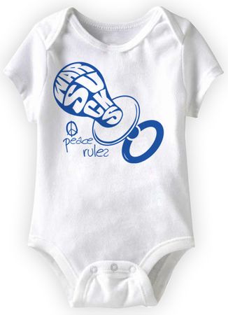 Baby Funny Romper War Sucks Infant White Babies Creeper