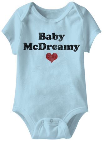 Baby McDreamy Funny Baby Romper Light Blue Infant Babies Creeper