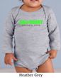 Baby Romper Shirt Doody Calls Infant Green Logo Long Sleeve Creeper