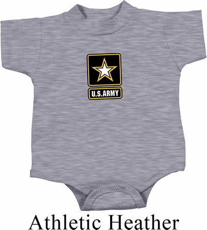 Baby US Army Small Print Romper