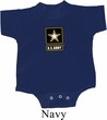 Baby US Army Small Print Romper