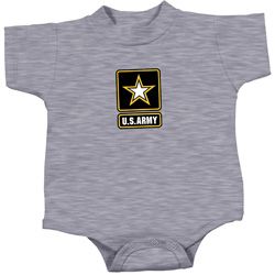 Baby US Army Small Print Romper
