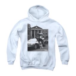 Back To The Future Hoodie Sweatshirt Einstein White Adult Hoody Sweat Shirt