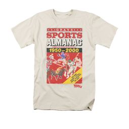 Back To The Future II Shirt Sports Almanac Adult Cream Tee T-Shirt