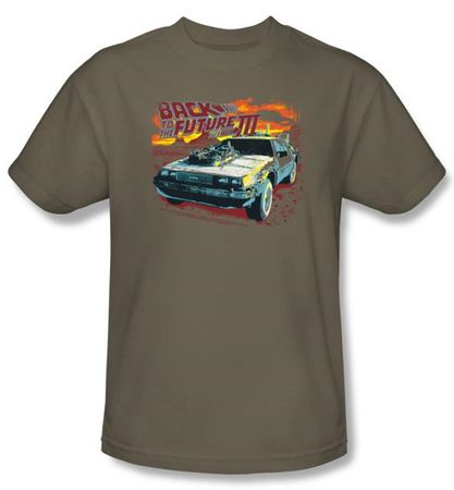 Back To The Future III Kids T-shirt Movie Wild West Safari Shirt Youth