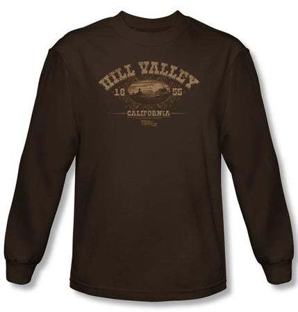 Back To The Future III Long Sleeve T-shirt Hill Valley 1855 Shirt