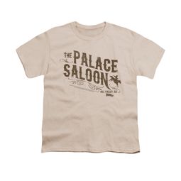 Back To The Future III Shirt Kids Palace Saloon Cream Youth Tee T-Shirt