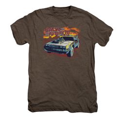 Back To The Future III Shirt Wild West Adult Mocha Heather Tee T-Shirt