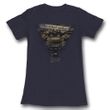Back To The Future Juniors Shirt Very Elaborate Black Tee T-Shirt