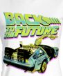 Back To The Future Juniors T-Shirt  BTF Neon White Tee Shirt