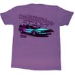 Back To The Future Shirt A Little Style Adult Heather Purple T-Shirt