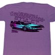 Back To The Future Shirt A Little Style Adult Heather Purple T-Shirt