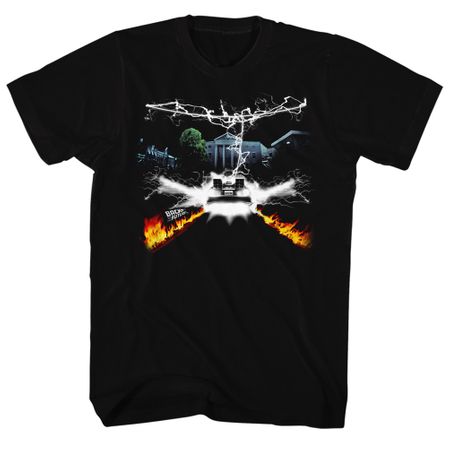 Back To The Future Shirt Collage Black T-Shirt