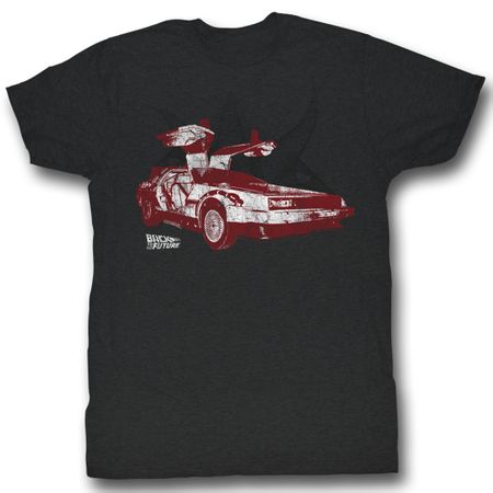 Back To The Future Shirt Doorrrs Adult Black Tee T-Shirt
