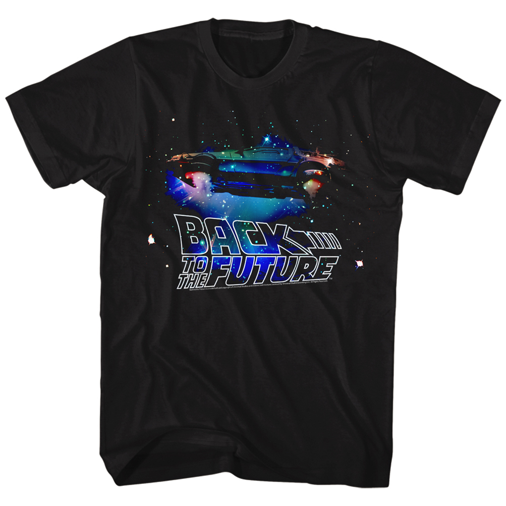 Back To The Future Shirt Galaxy Black TShirt Back To The Future Shirts