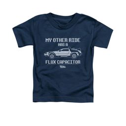 Back To The Future Shirt Kids Other Ride Navy Youth Tee T-Shirt