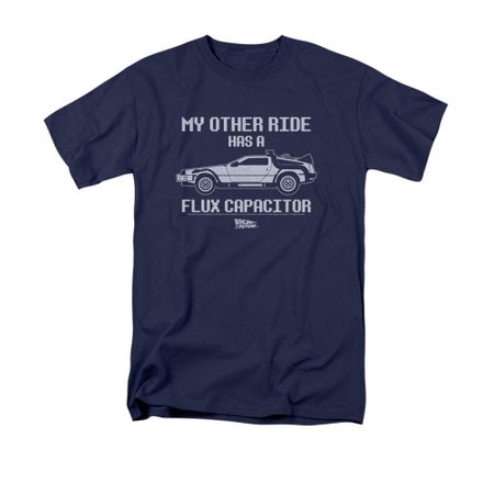 Back To The Future Shirt Other Ride Adult Navy Tee T-Shirt