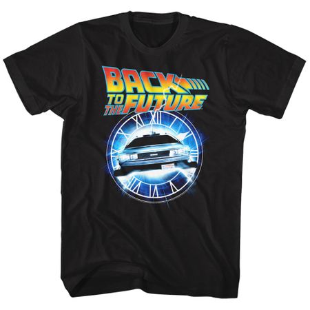 Back To The Future Shirt Out Of Time Black T-Shirt