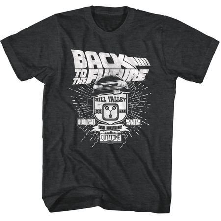 Back To The Future Shirt Vintage Delorean Black T-Shirt