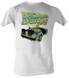 Back To The Future T-Shirt - BTF Neon White Adult Tee Shirt