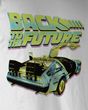 Back To The Future T-Shirt - BTF Neon White Adult Tee Shirt