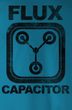 Back To The Future T-Shirt Flux Capacitor Adult Turquoise Tee Shirt