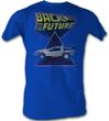 Back To The Future T-Shirt - Speed Demon Blue Adult Tee Shirt