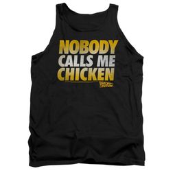 Back To The Future Tank Top Chicken Black Tanktop