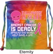 Bag Halloween Scary Breast Cancer Deadly Tie Dye Bag