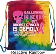 Bag Halloween Scary Breast Cancer Deadly Tie Dye Bag